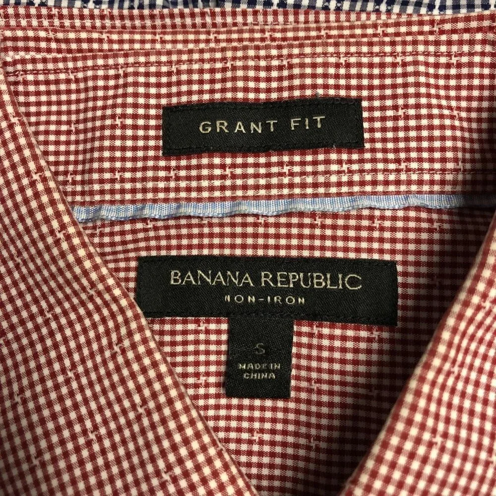 Banana Republic red check
